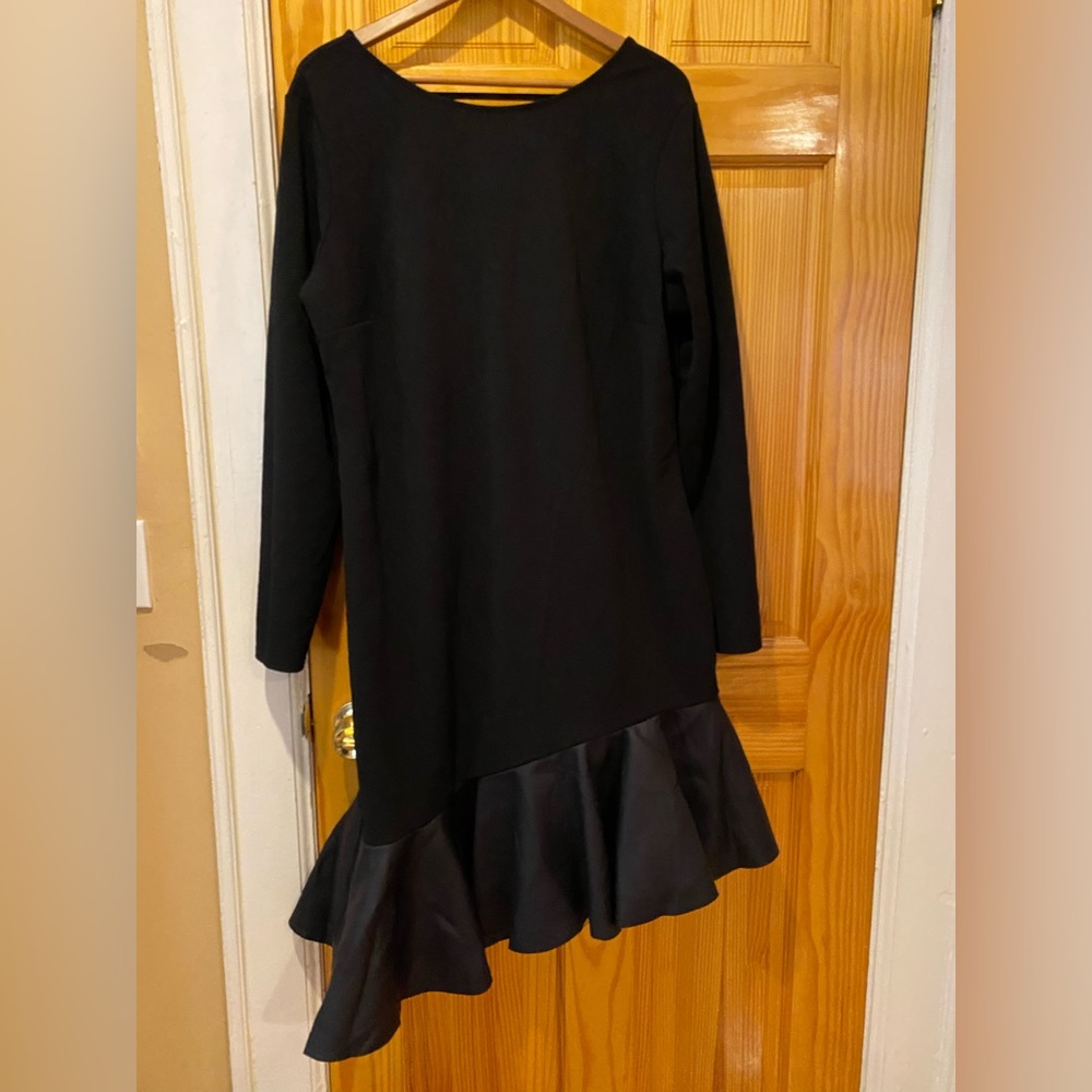 Black Asymmetrical Bodycon Dress